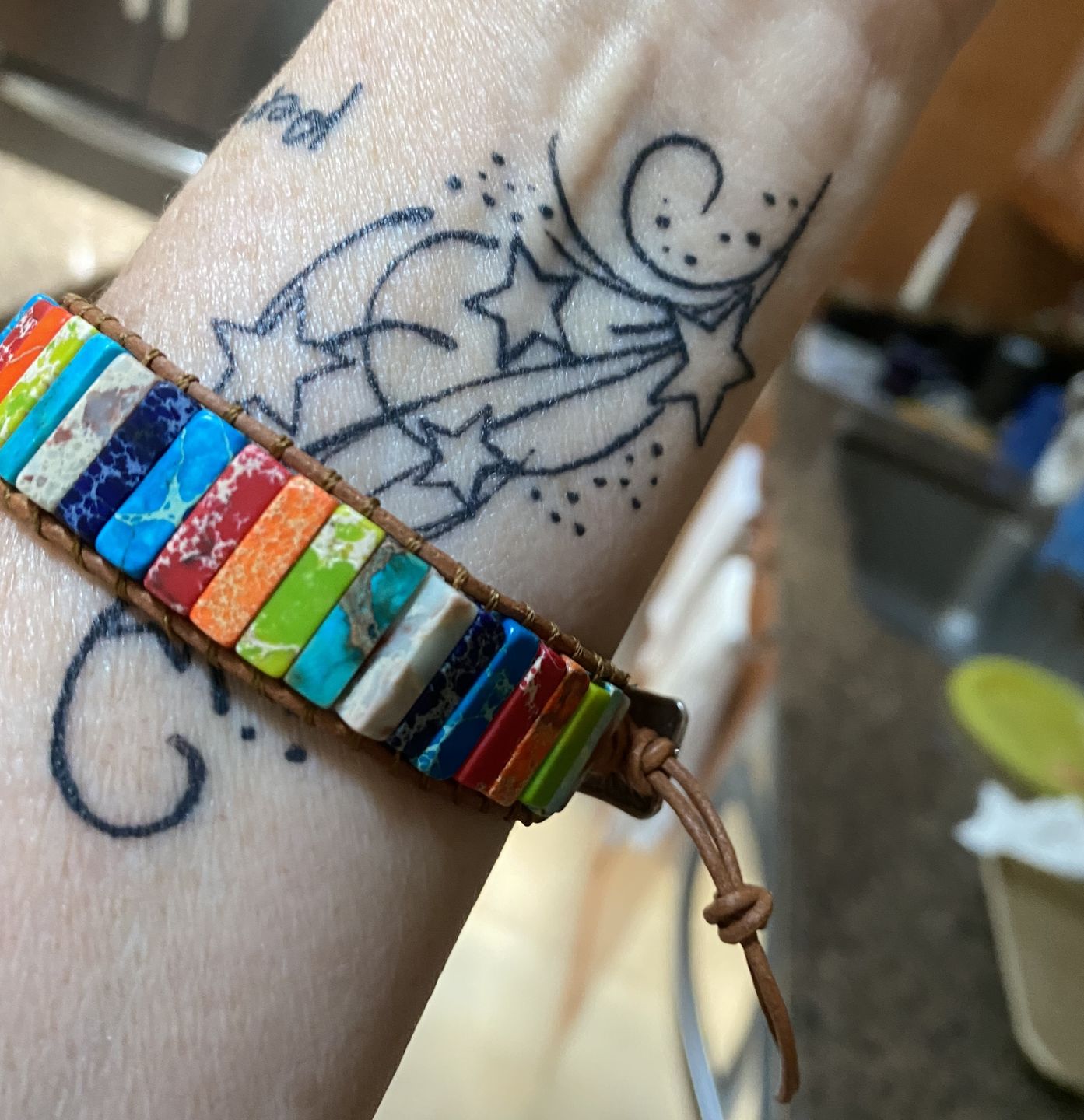 Customer photo review of Chakra Energy Bracelet