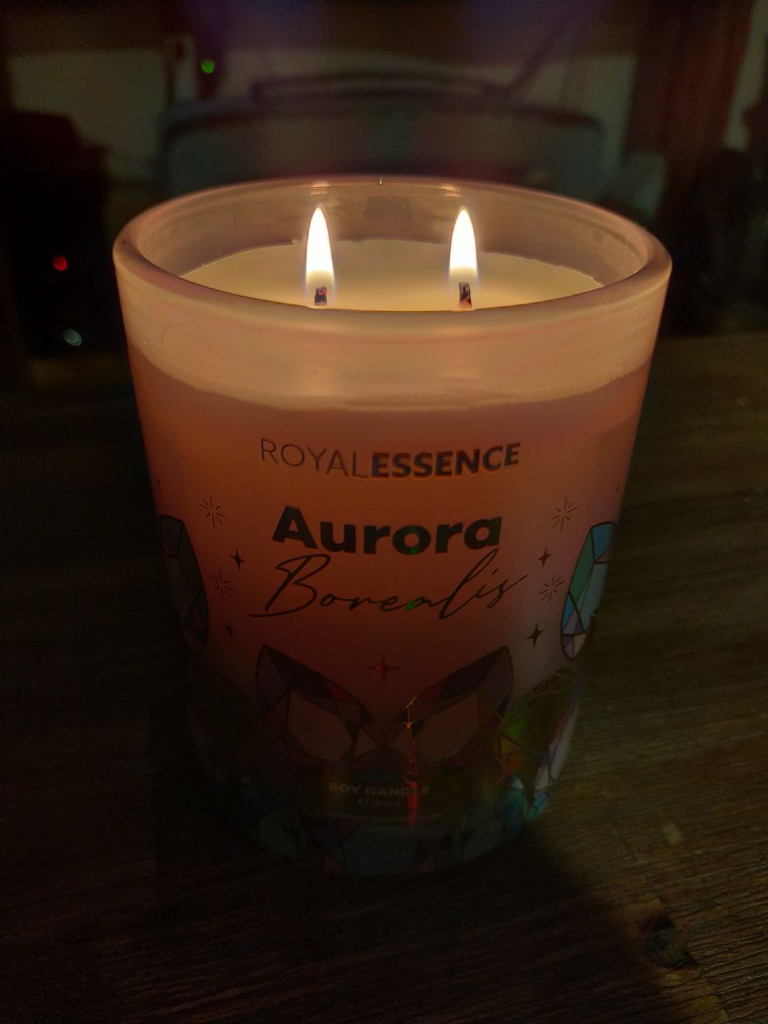 Customer photo review of Aurora Borealis (Candle)