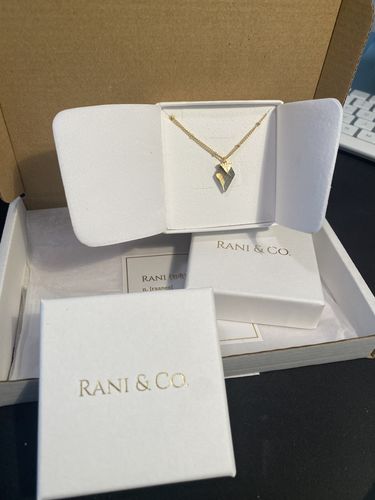 Customer photo review of Labradorite Gemstone Necklace