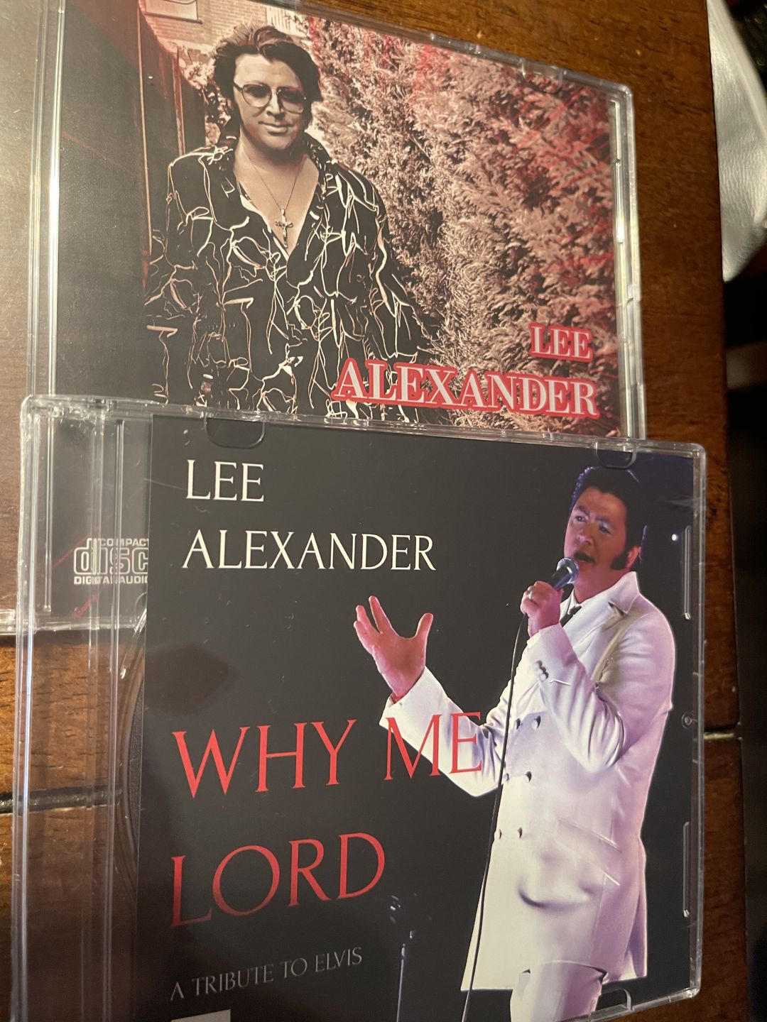 Customer photo review of CD Jewel Cases with 1-Panel Inserts