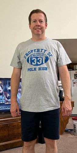 Customer photo review of Polk 33 High T-Shirt