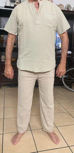 Customer photo review of Summer New Men's Short Sleeved T Shirt