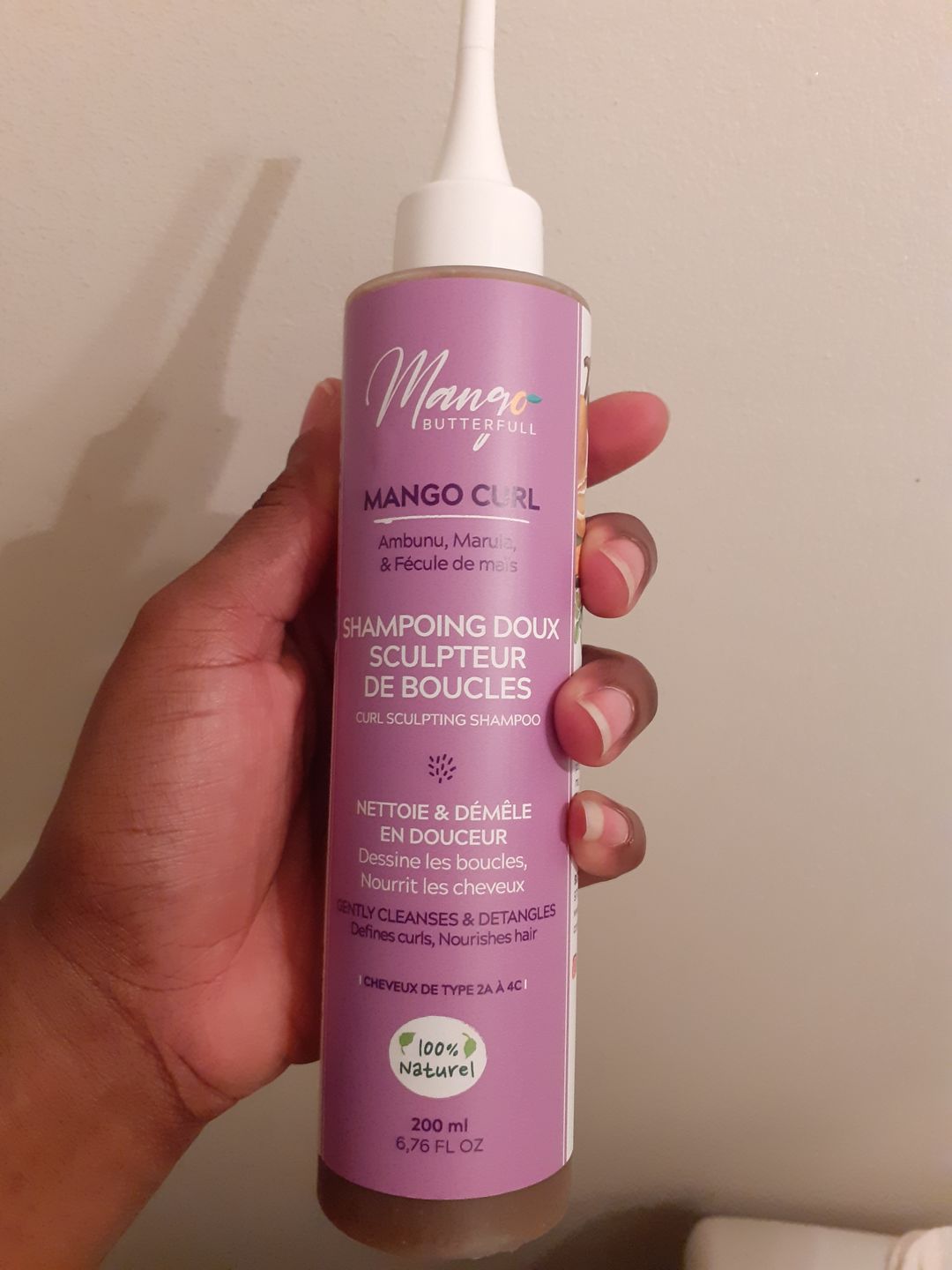 Customer photo review of Shampoing doux sculpteur de boucles