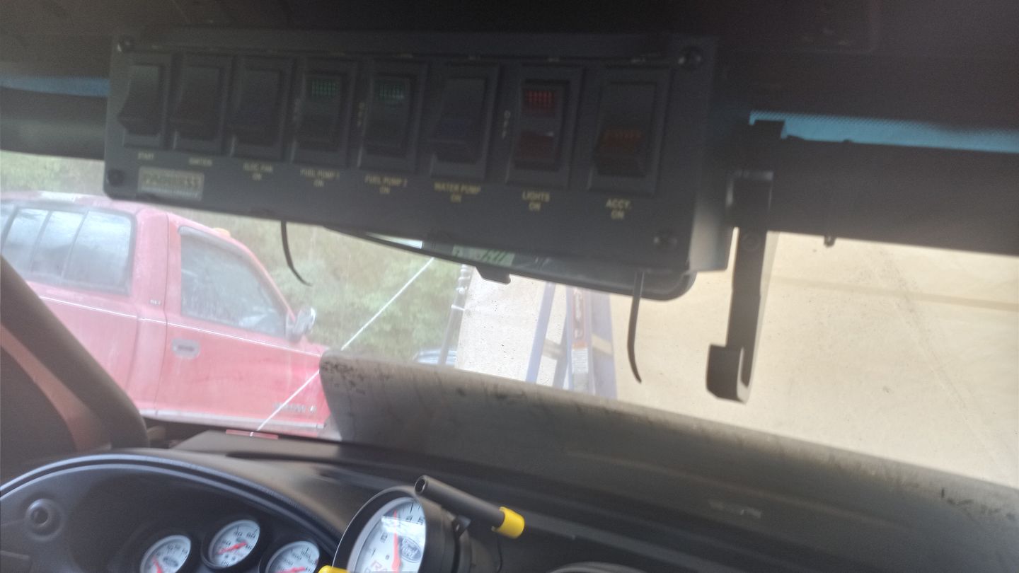 Customer photo review of Billet High Clearance Roll Bar Helmet / Steering Wheel Hook 1.625" 43-10001