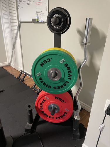 Customer photo review of Great Lakes Girya Polyurethane Bumper Plates