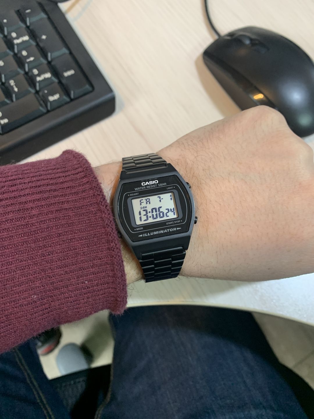Customer photo review of Reloj Casio Vintage B640WB-1ADF Digital Metálico Negro