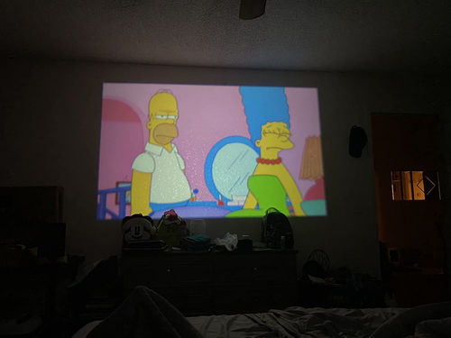 Customer photo review of FlixBox® - The #1 Mini Pocket Projector