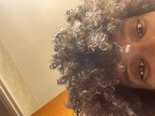 Customer photo review of Mango Dip Detangling Slip