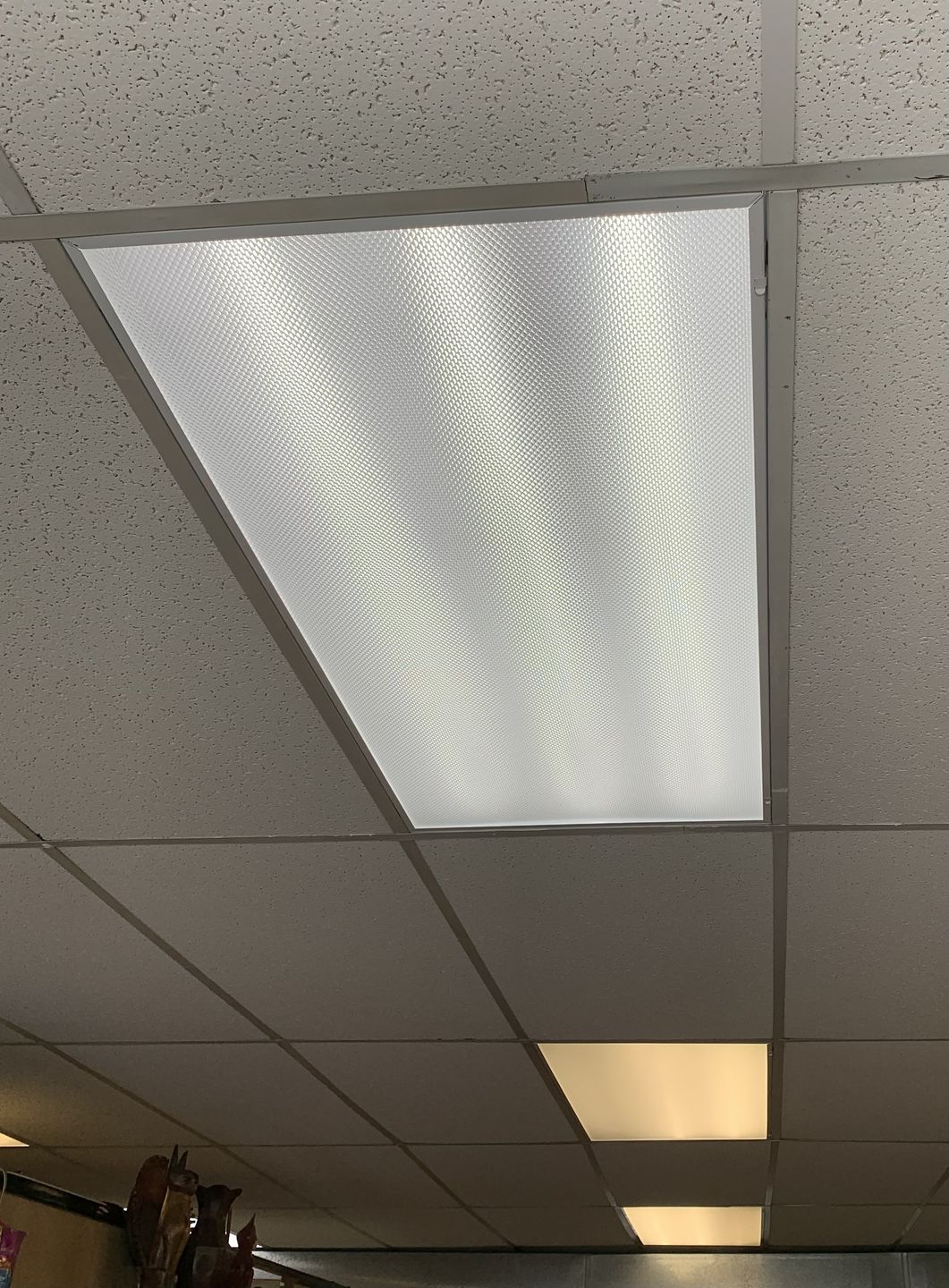 Customer photo review of 4ft 18W LED Linear Tube - DLC - Glass - Ballast Compatible Only - Plug N Play - Will ONLY Work With A Ballast - Safety Thermal Fuses - (UL Type A) *Buy By The Box Promo*