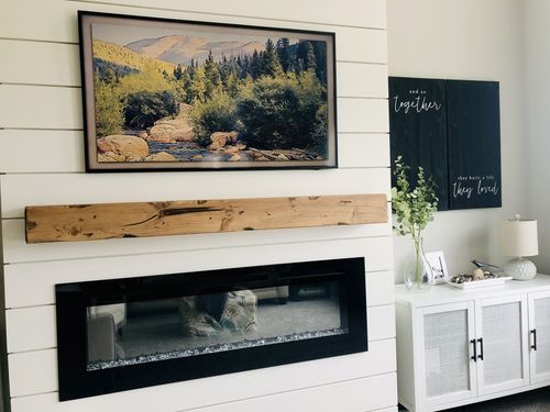 Customer photo review of Distressed Mantels