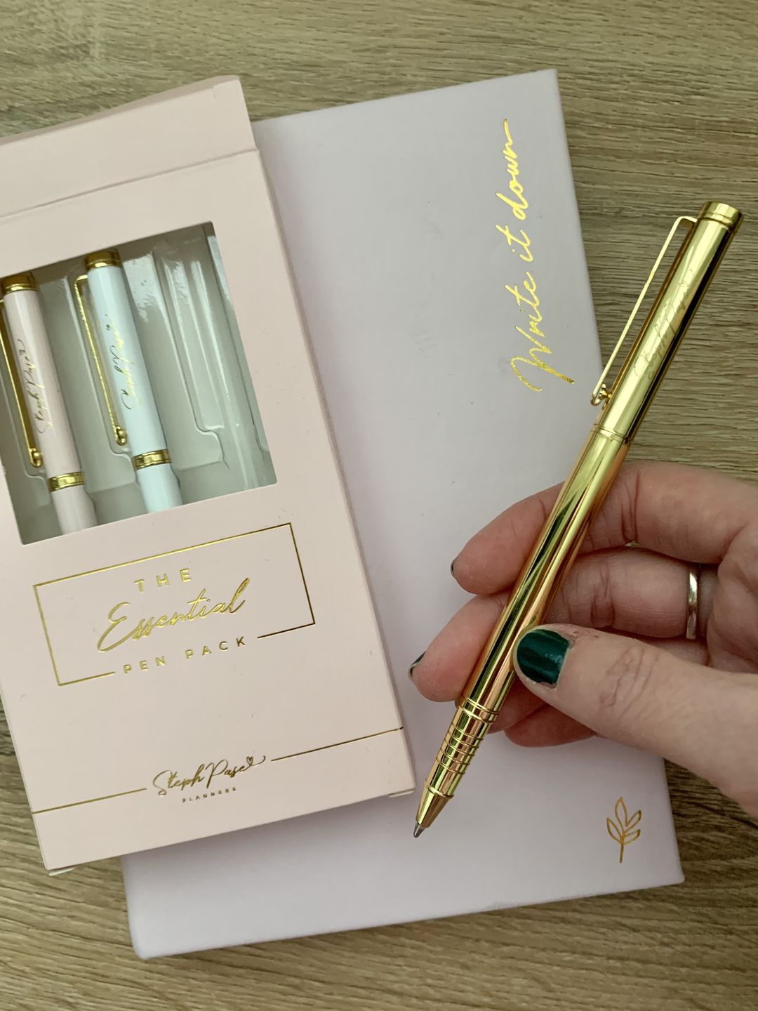 Customer photo review of The Essential Pen Pack GOLD