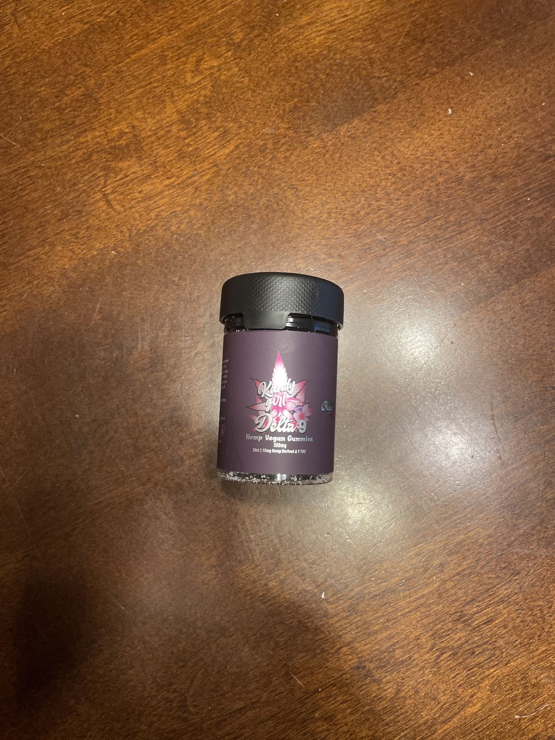 Customer photo review of Delta 9 THC Gummies Vegan Grape 300MG