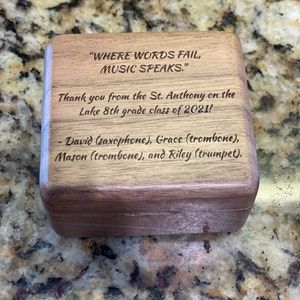 Customer photo review of Bruna - Small Music Box without Stopper
