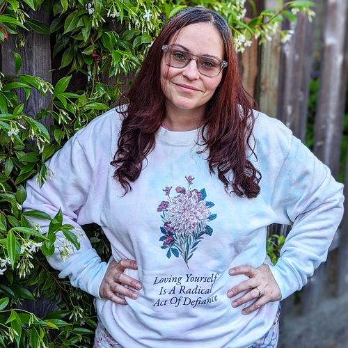 Customer photo review of Loving Yourself is a Radical Act of Defiance