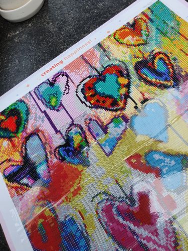 Customer photo review of Harten Schilderij | Direct Leverbaar