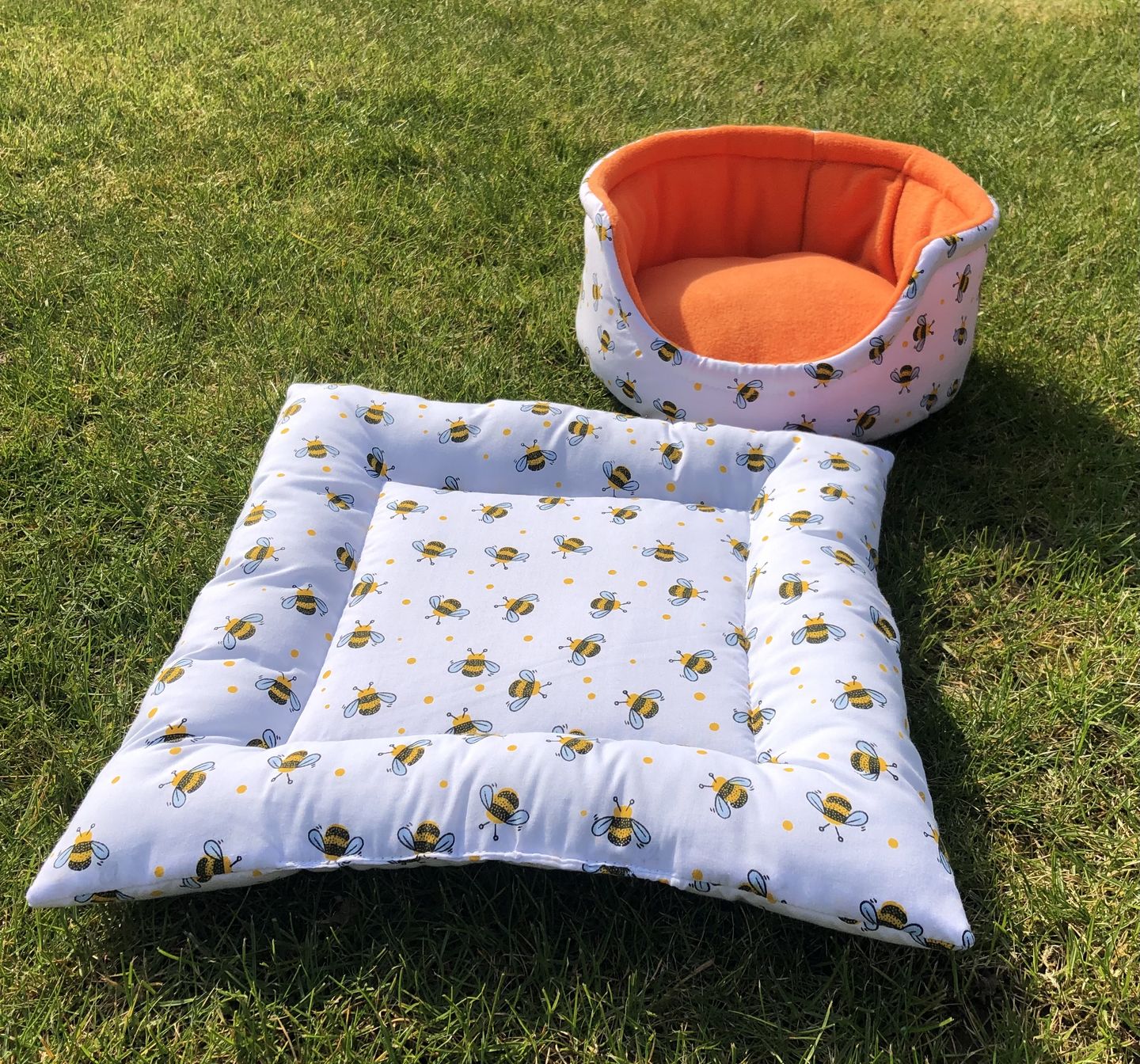 Customer photo review of Bees and Dots Polycotton Fabric