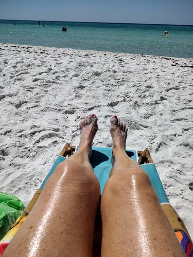 Customer photo review of 100% Natural & Organic Tanning Oil