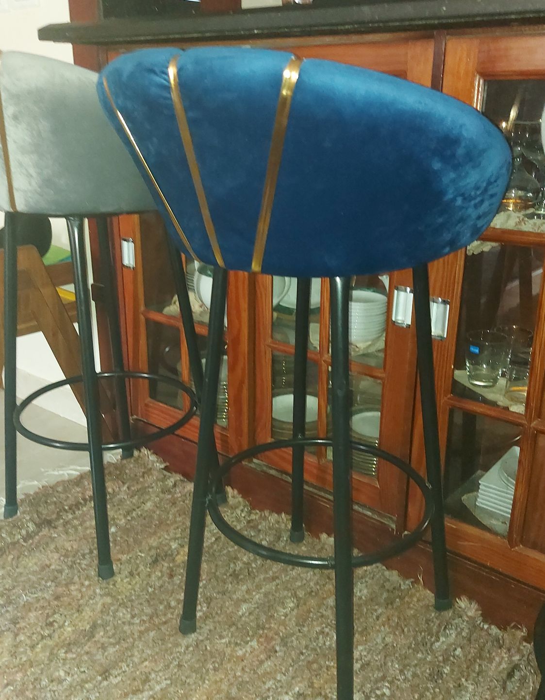 Customer photo review of كرسي بار - كحلي -AC83