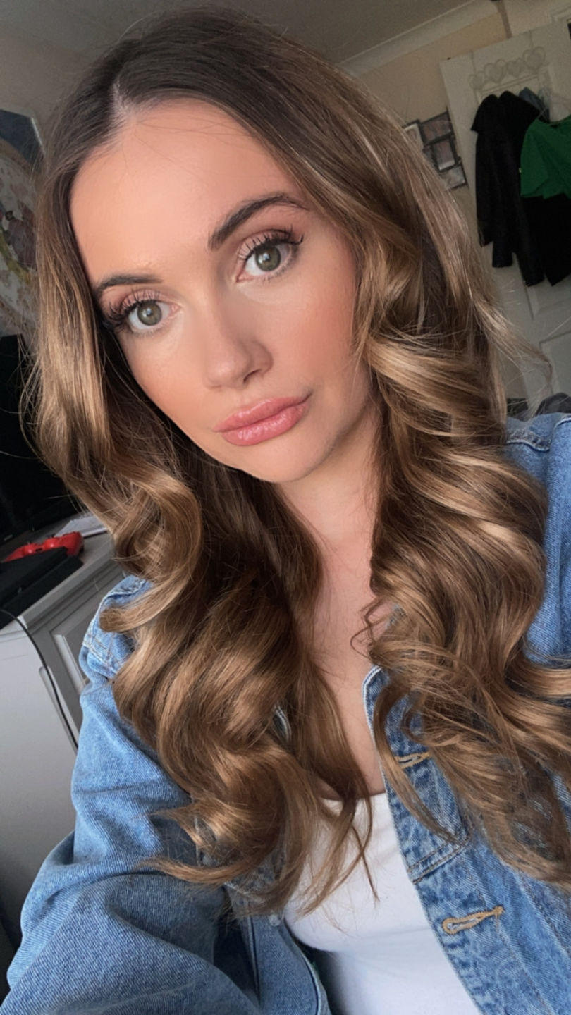Customer photo review of The Silk Heatless Curl Kit