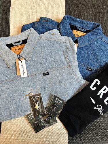 Customer photo review of Oceanside Denim Jacket