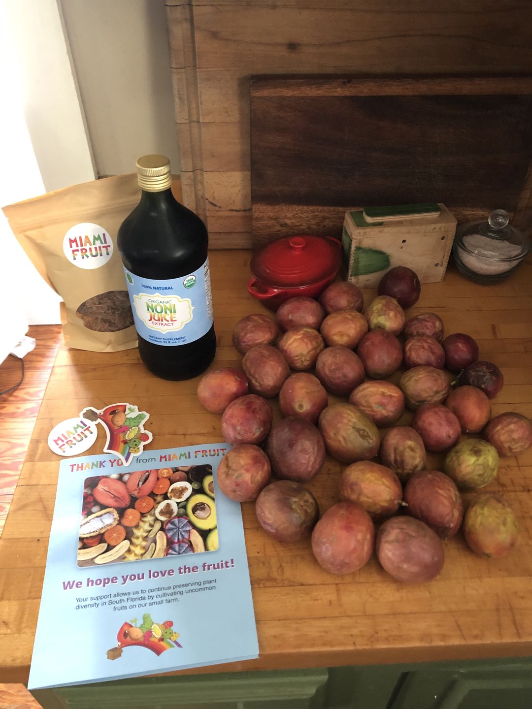 Customer photo review of Purple/Pink Passionfruit (Lilikoi) Box