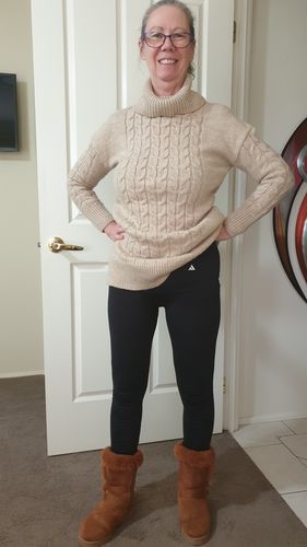 Customer photo review of PolarLite-Coze Fleece Leggings