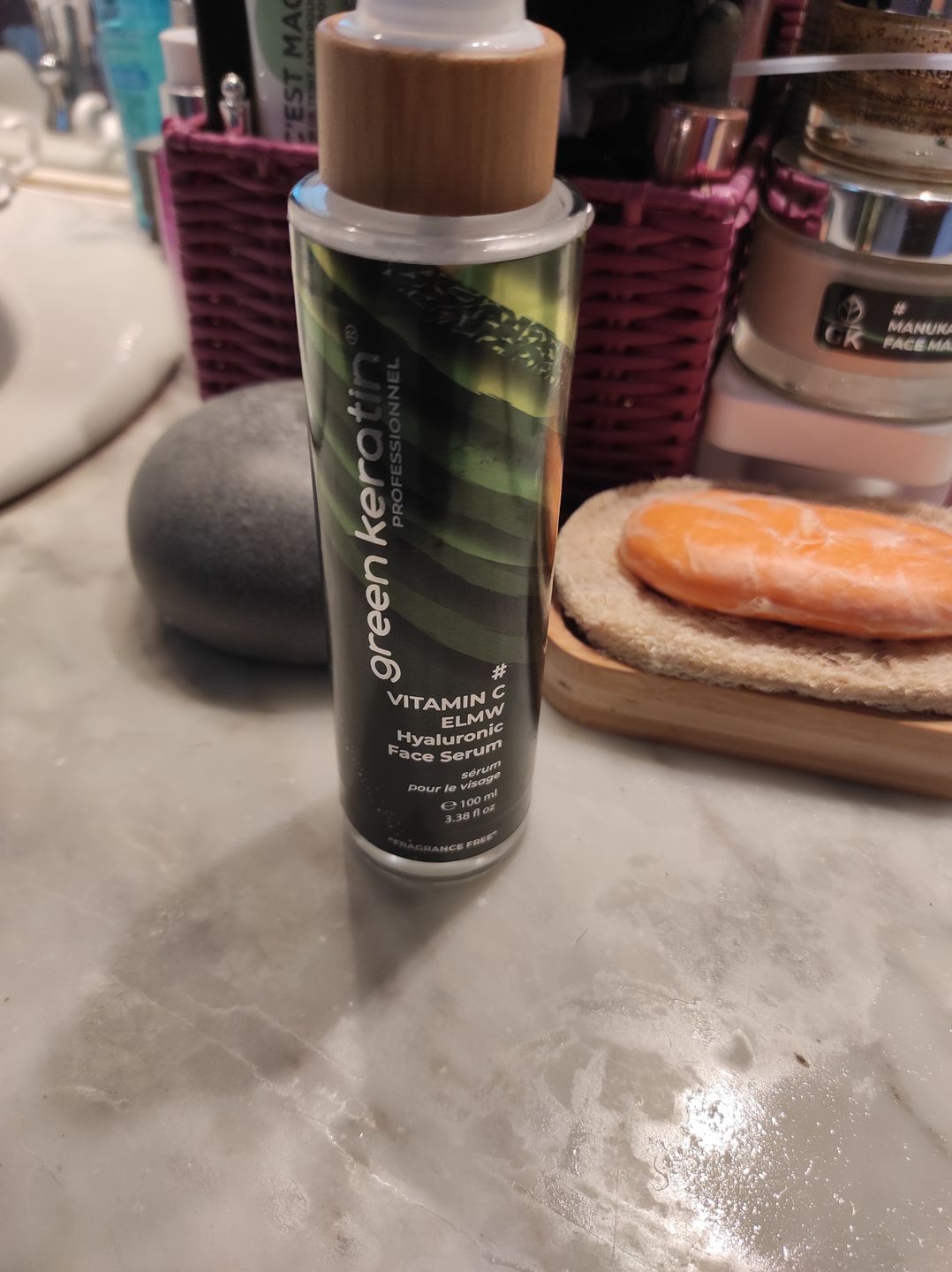 Customer photo review of VITAMINE C ELMW - Sérum à l'acide hyaluronique pour le visage, Sans Parfum