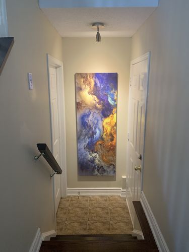Customer photo review of 'Faith' Framed Canvas