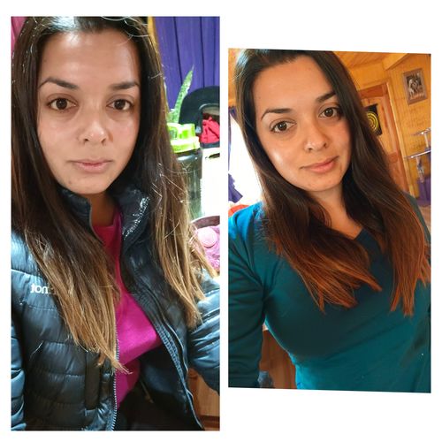 Reseña con foto de un cliente sobre Henna Jamila Hair