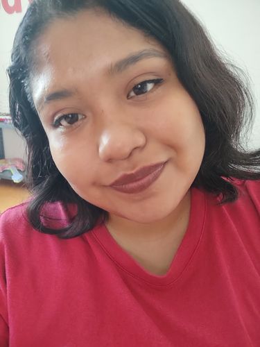 Customer photo review of Labial Líquido Soft Floreces