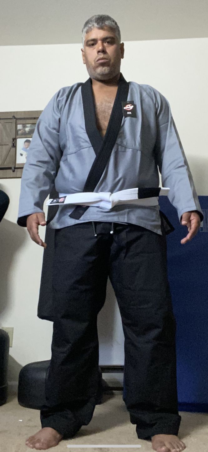 Customer photo review of Sumpter Brazilian Jiu Jitsu Gi (BJJ GI)
