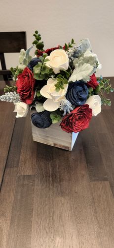 Customer photo review of Red, White, & Blue
