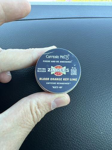 Customer photo review of Blood Orange Key Lime Zinger Max Pack (200mg)