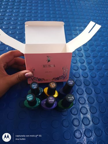 Customer photo review of Gel Gama Mermaid 6 pzas MUSSA