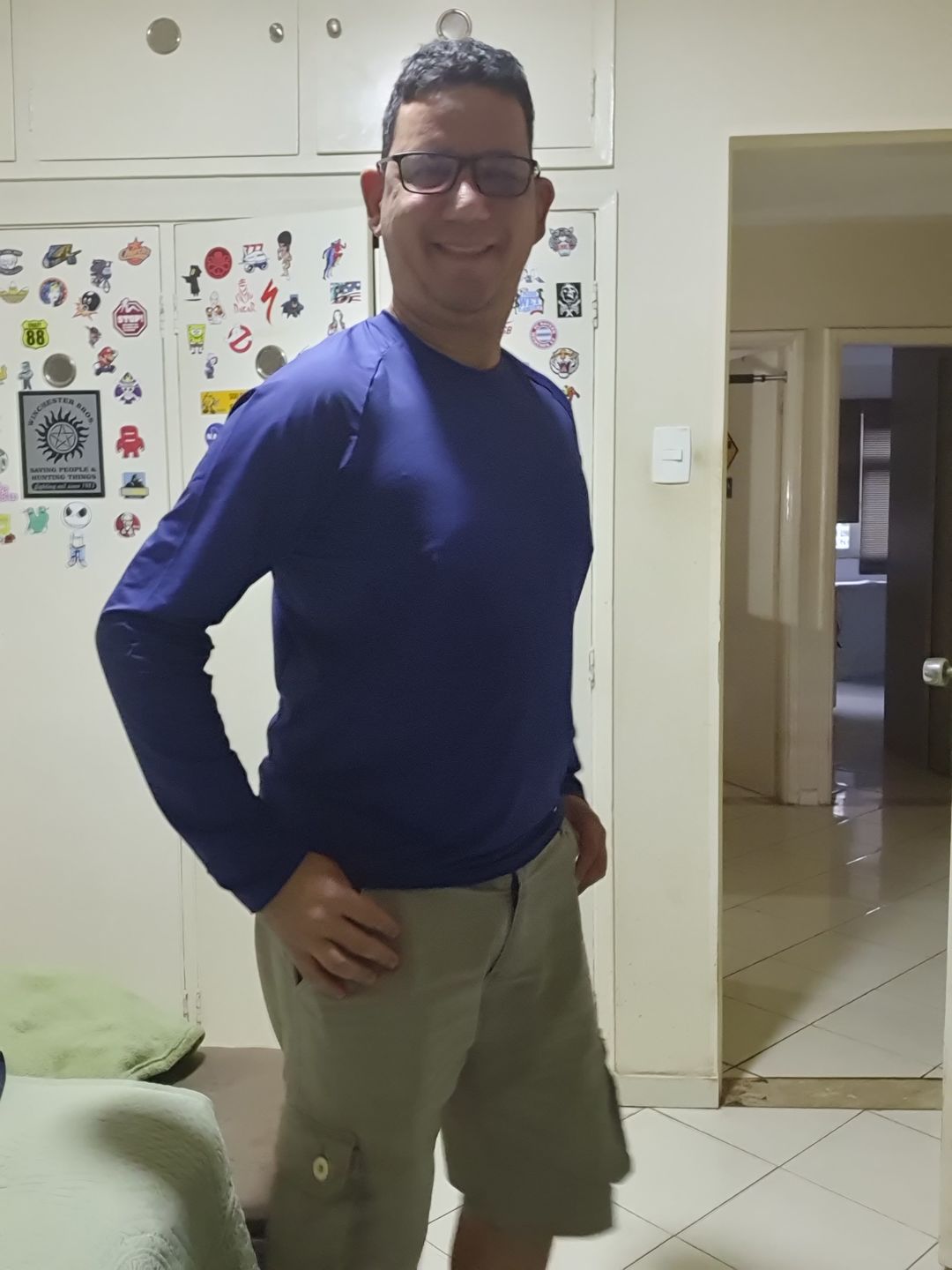 Customer photo review of Camisa UV Masculina Authentic