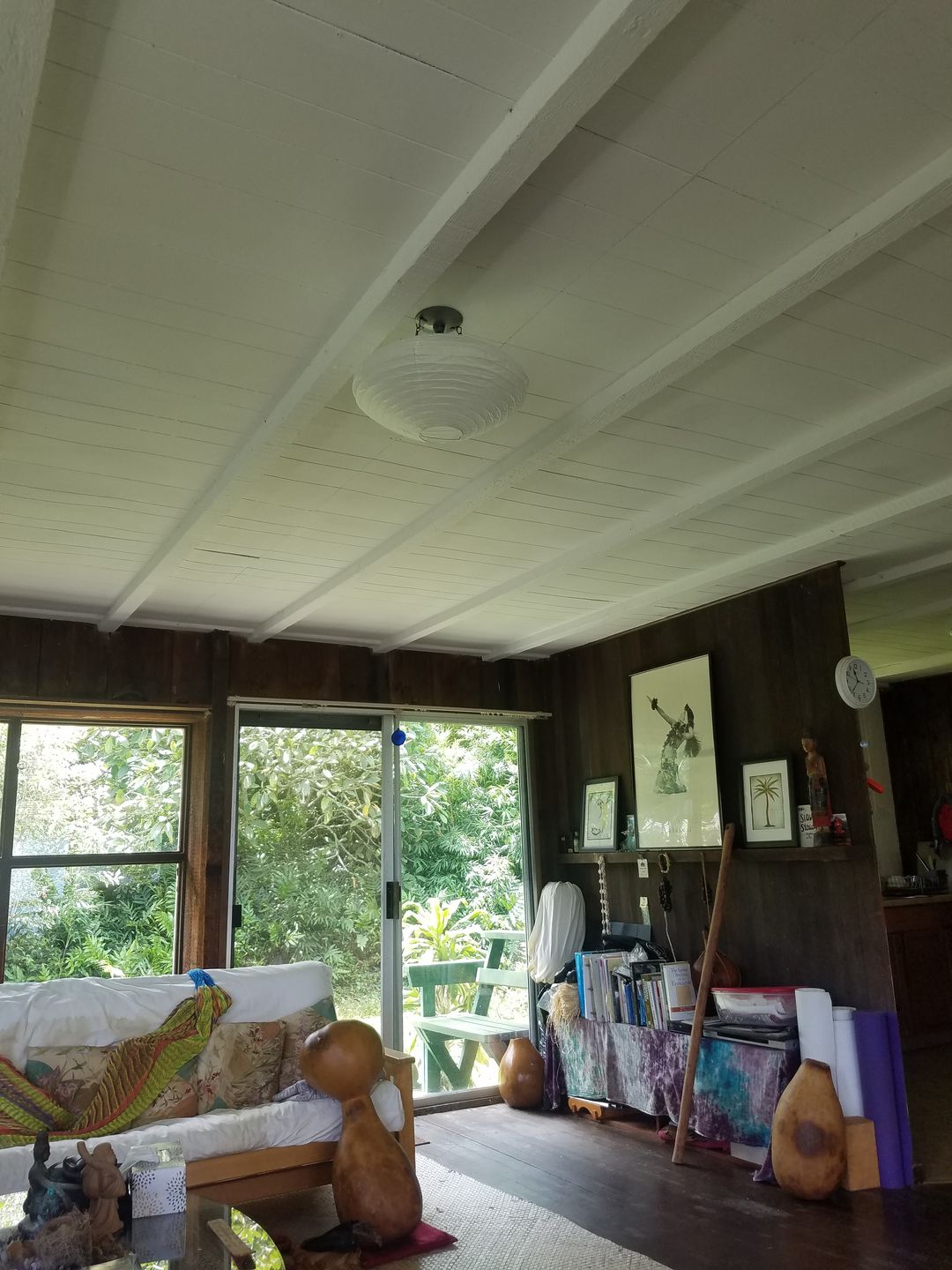 Customer photo review of 16" White Saturn Paper Lantern