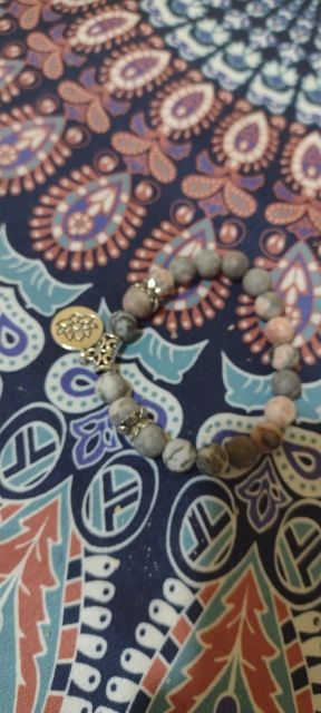 Customer photo review of Bracelet Bouddhiste et la Fleur de Lotus Porte-Chance