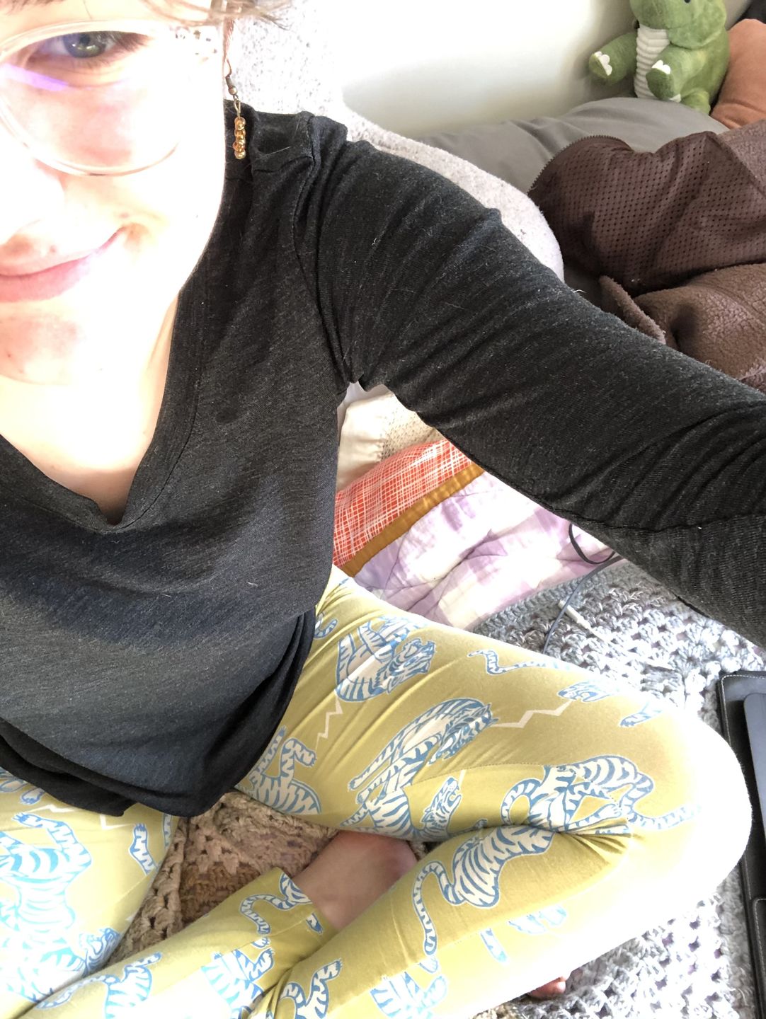 Customer photo review of Long Tights Black
