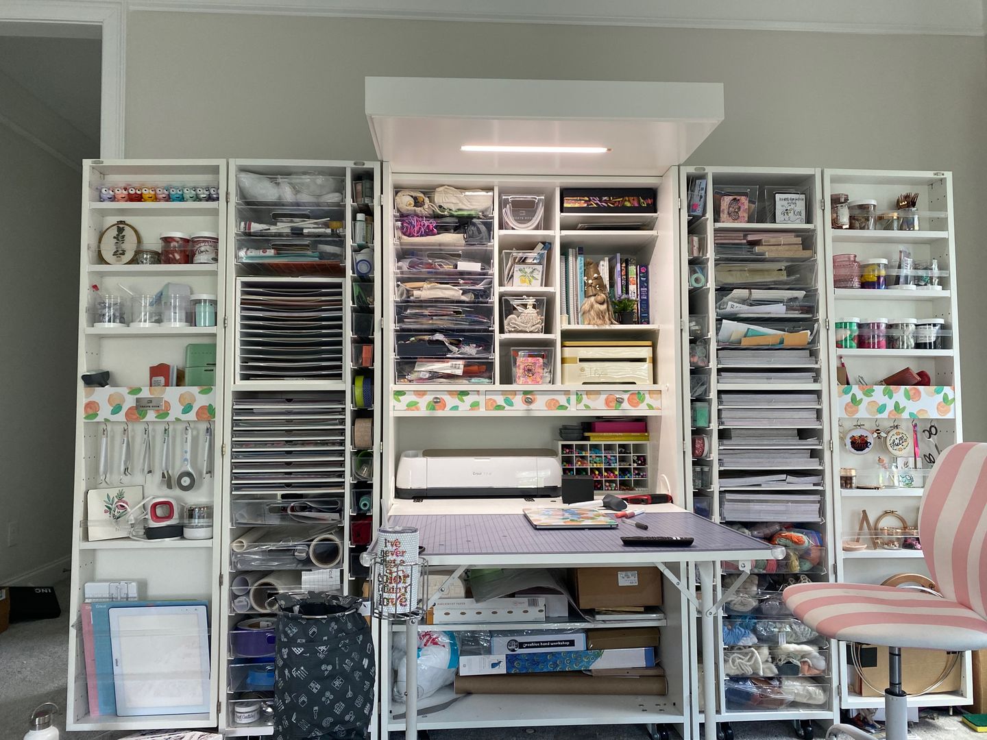 Customer photo review of 3 Built-in Drawers