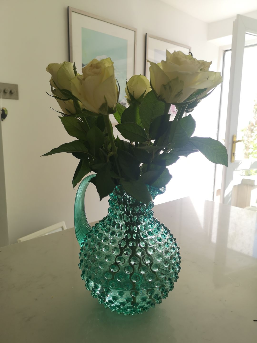 Customer photo review of Beryl Hobnail Jug