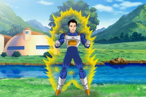 Customer photo review of Le Portrait Dragon Ball Z Personnalisé Digital