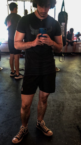 Customer photo review of Perfect Gym/Beach Short - Black