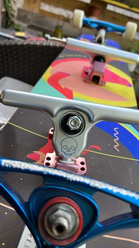 Customer photo review of Station Skate - Pinto Precision Trucks 180mm/50º  (set of 2)