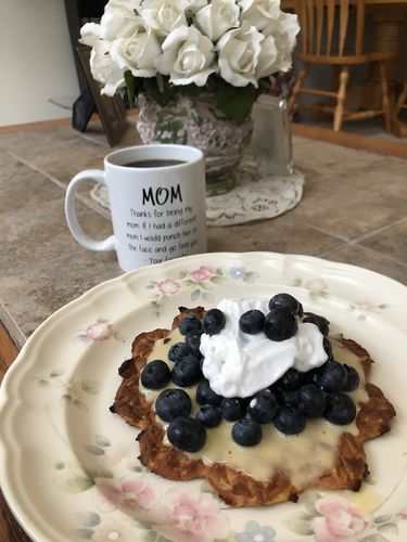 Customer photo review of Protein Cookie Dough Topping