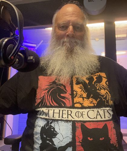 Customer photo review of Father of Cats Shirt - Cat Lovers Cat Dad Fabulous
