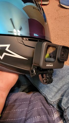 Customer photo review of Shoei RF-1200/NXR Camera Mount