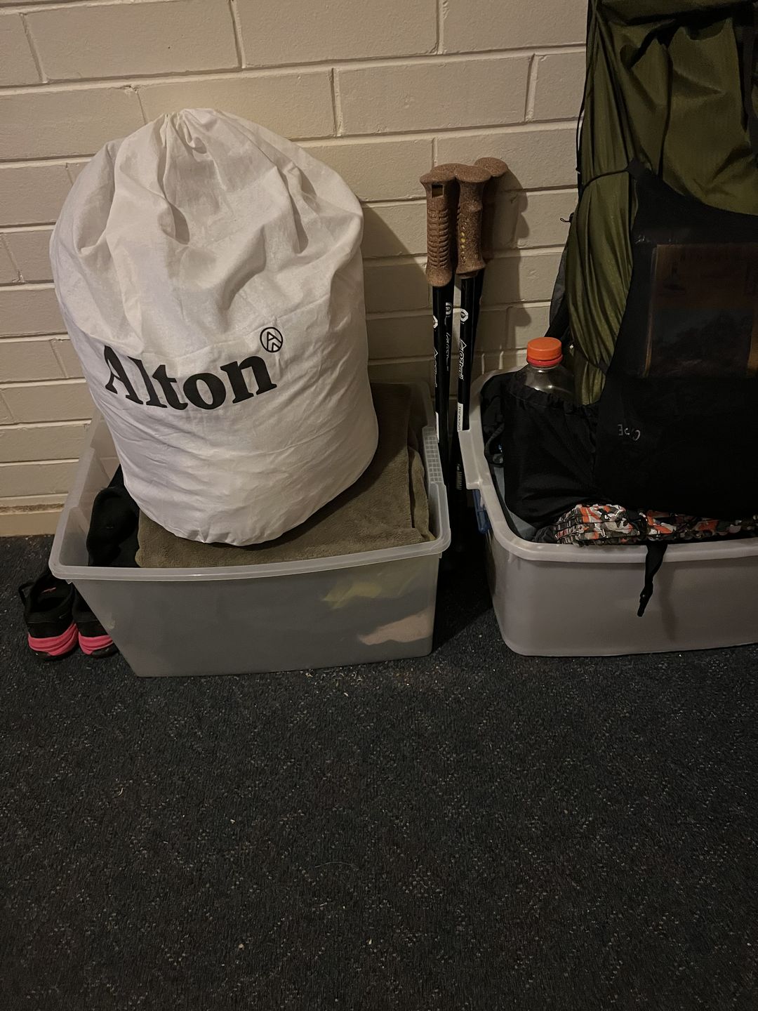 Customer photo review of Down Storage Sack