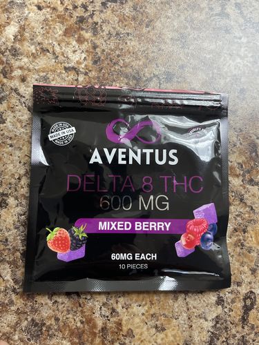 Customer photo review of DELTA 8 THC INFUSED GUMMIES MIXED BERRY