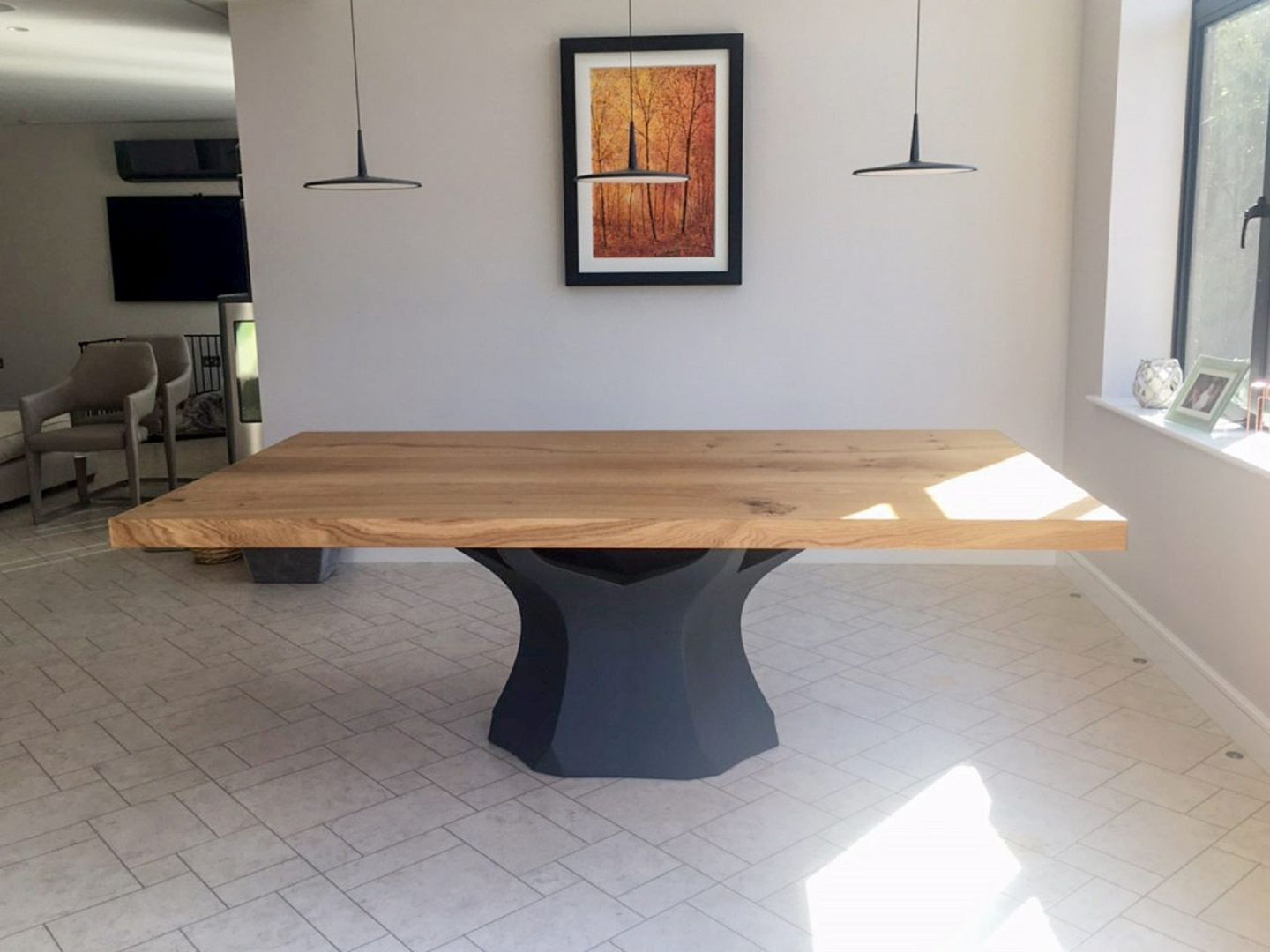 Customer photo review of Metal Table Base - 303 Namu - 31, 22, 28H inch - Flowyline
