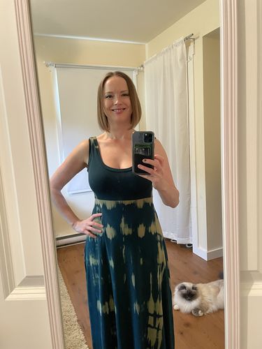 Customer photo review of Maxi Dress - Full Shibori